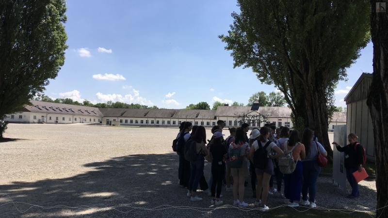 Schlergruppe im KZ Dachau