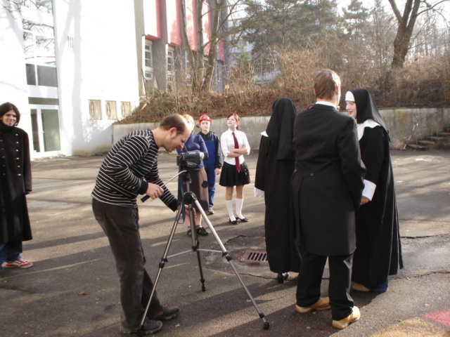 Video AG bereitet Dreh vor