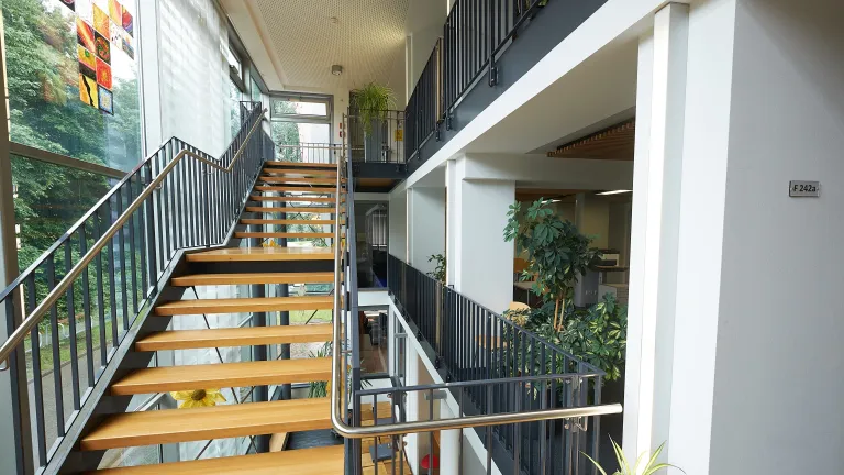 Treppe im Schülerhaus