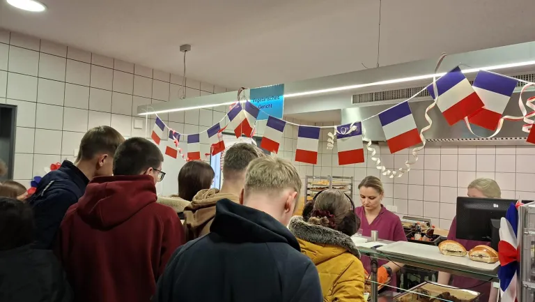 In der Lizeria ist der Andrang gro�...