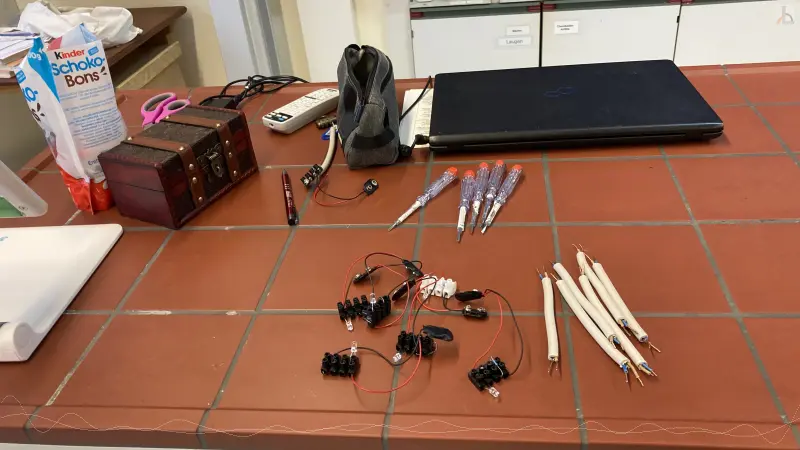 Das Ausgangsmaterial zu Beginn