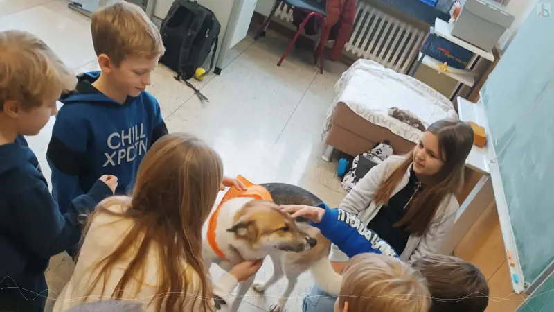 Matja im Klassenzimmer