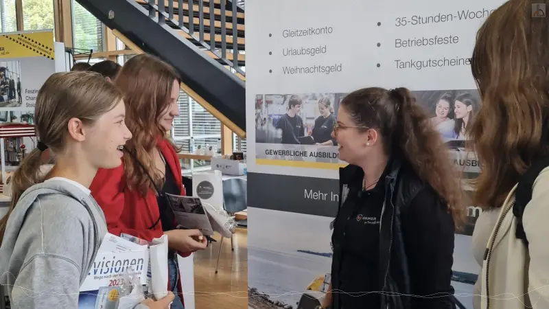 Bei der Messe "Visionen"