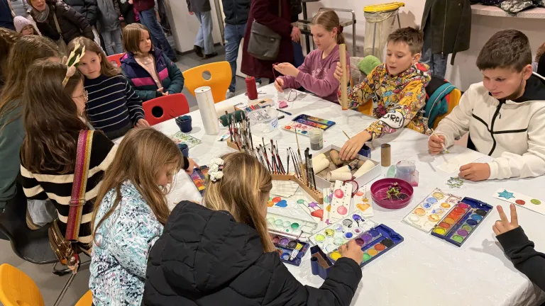 Bei der Bastelaktion