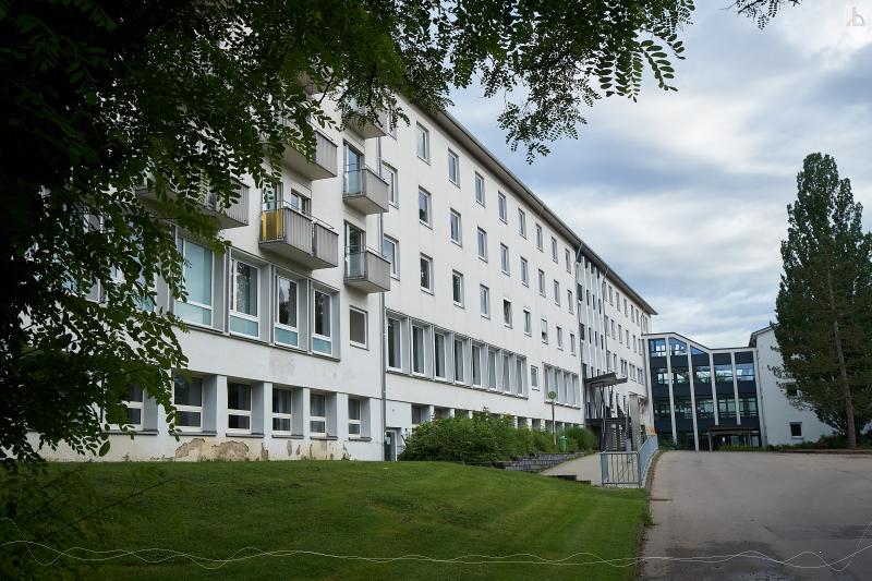 Blick auf den A-Bau 