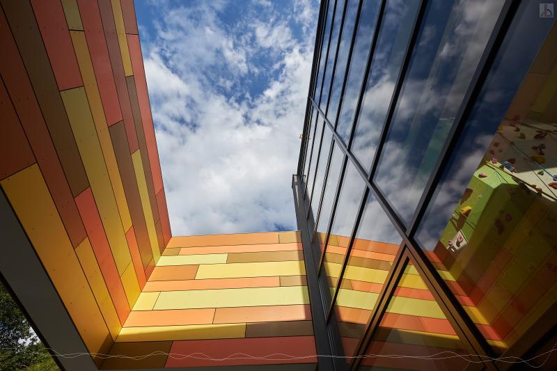 Blick in den Himmel von der Lizarena aus