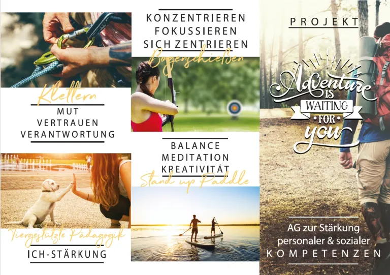 Flyer der Adventure AG (Teil 1)
