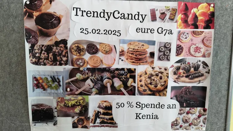 Plakatwerbung fr TrendyCandy