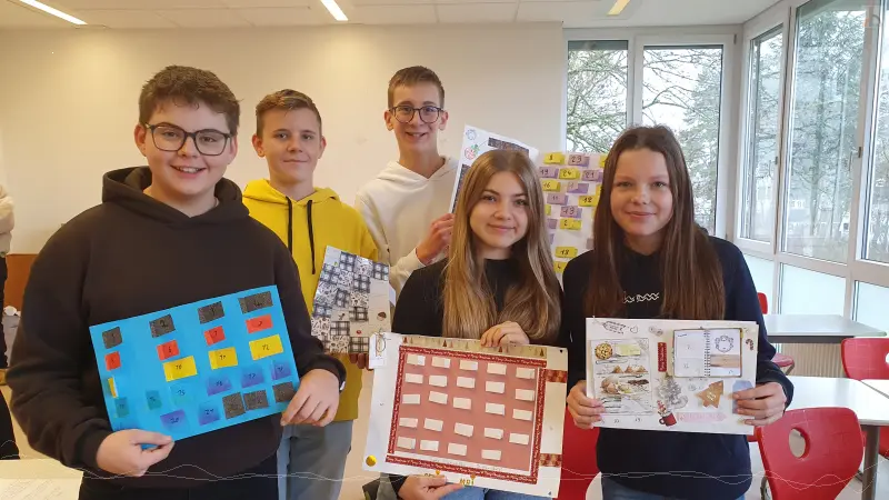 Freude ber die gebastelten Adventskalender