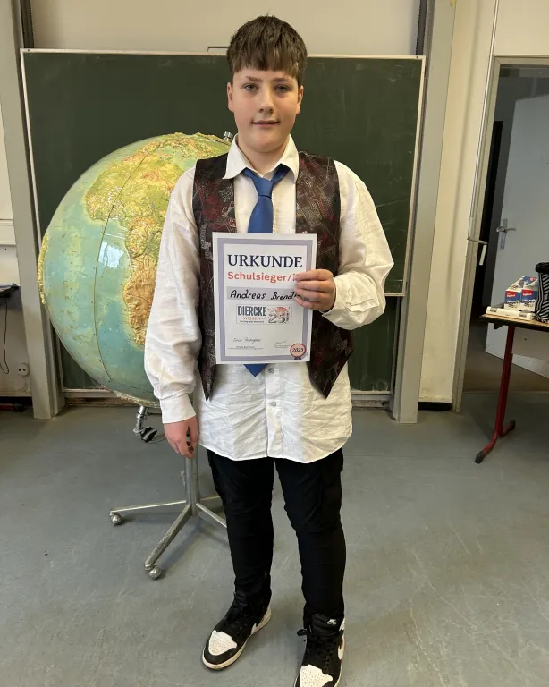 Schulsieger Andreas Brendle (A7a)