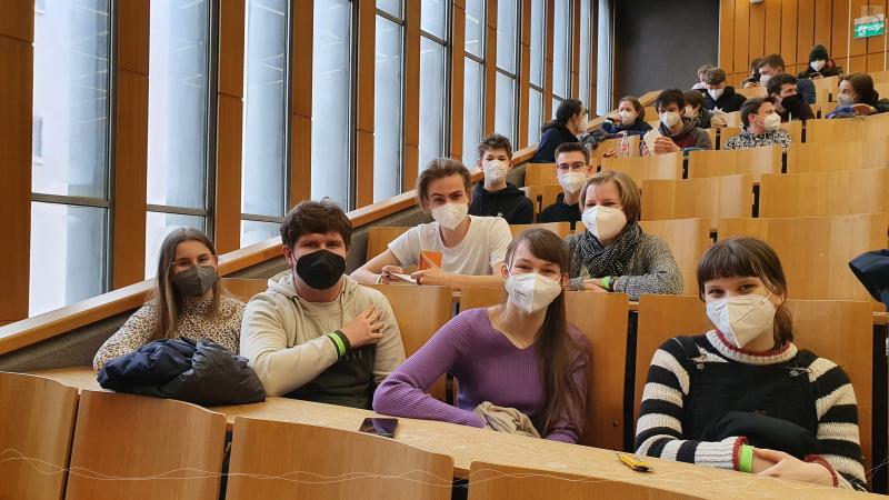 Mathe-Leistungskurs in den Bnken des Hrsaals
