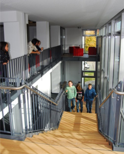Treppe im Schülerhaus